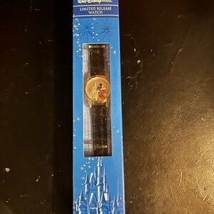 Disney Limited Edition Gold and Black Mickey Mouse Watch